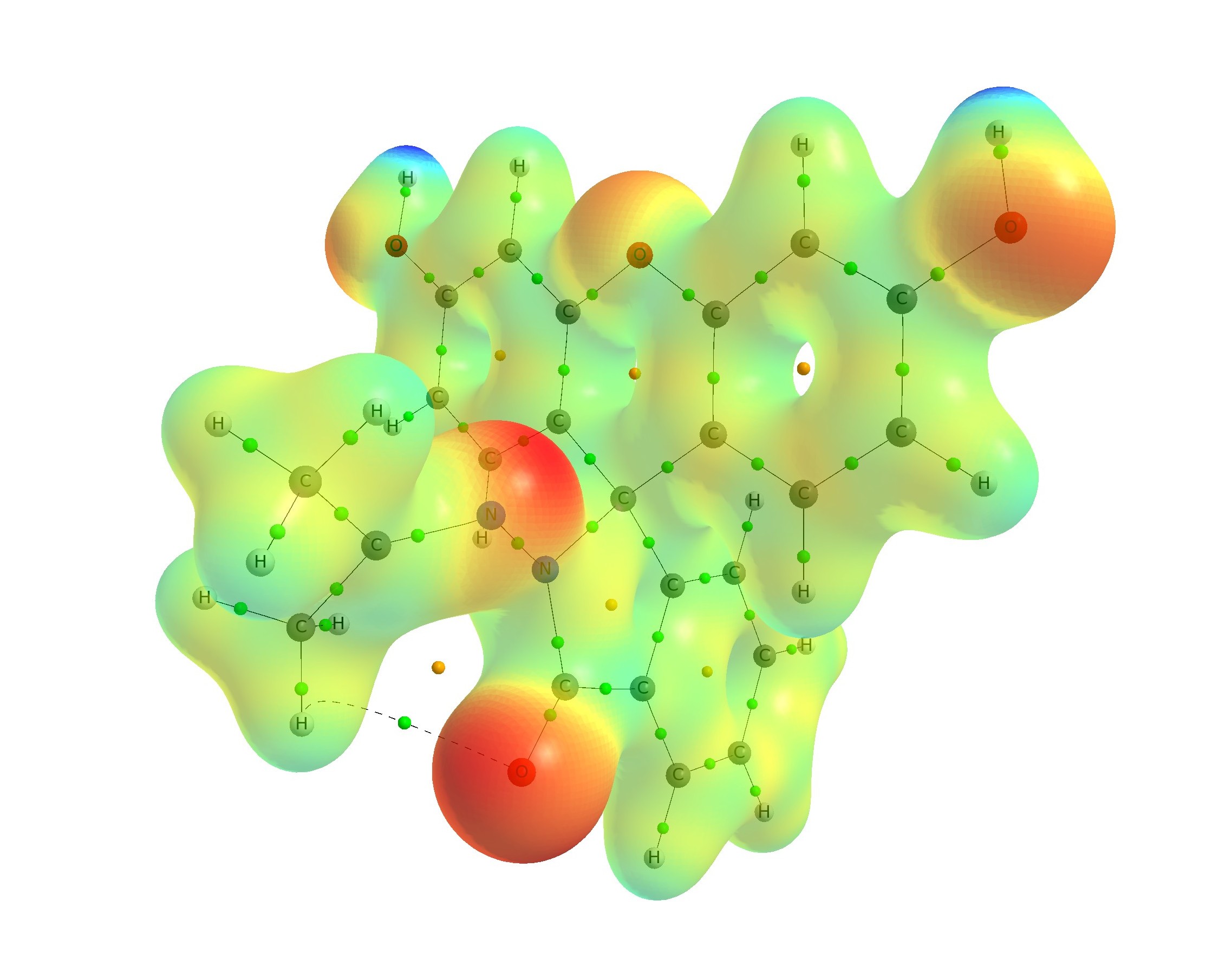 Квантово-химическая структура молекулярного зонда. Источник: Максим Завалишин